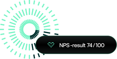 Mintly NPS result 74/100